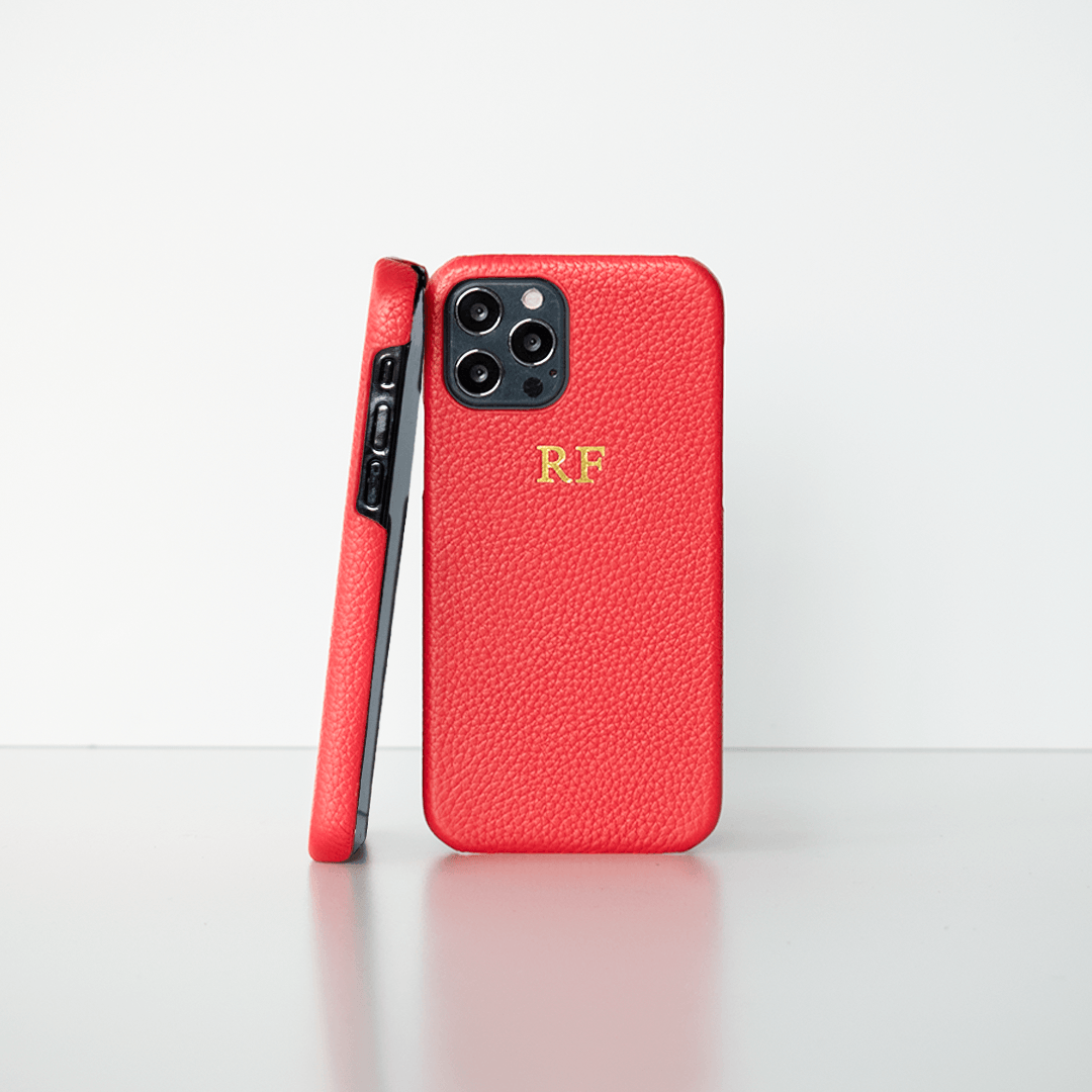The Best Leather Phone Case | Red Pebble Genuine Leather Phone Case| Using 100% High Quality Leather| Available with Cheap Price