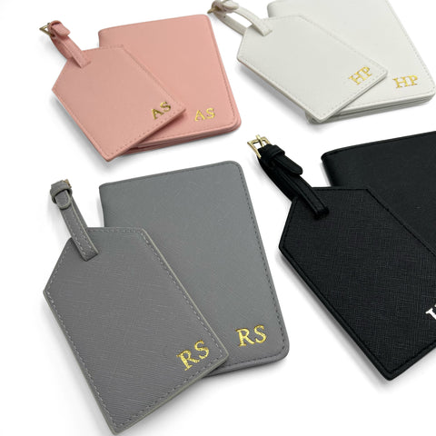 PERSONALISED PASSPORT HOLDER SET