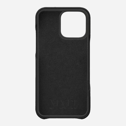 Black Pebble Vegan Leather Phone Case